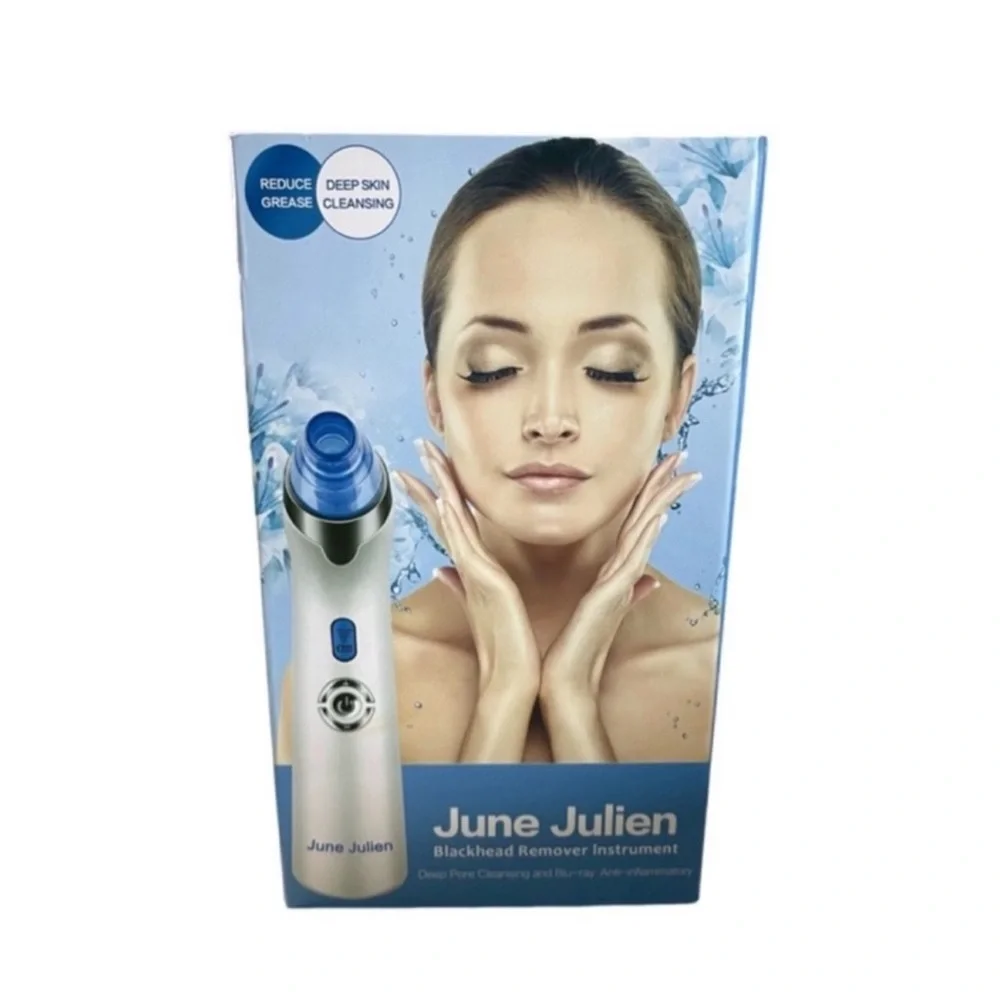 NEW Blackhead Remover Vacuum and Wrinkle Smoother Blue White